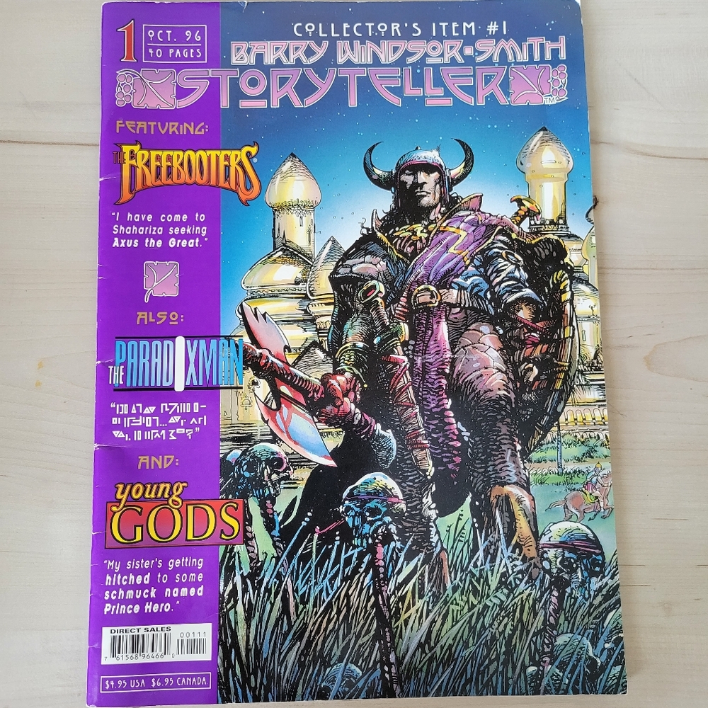Comic Book Barry Windsor-Smith Storyteller - Collectors Issue #1